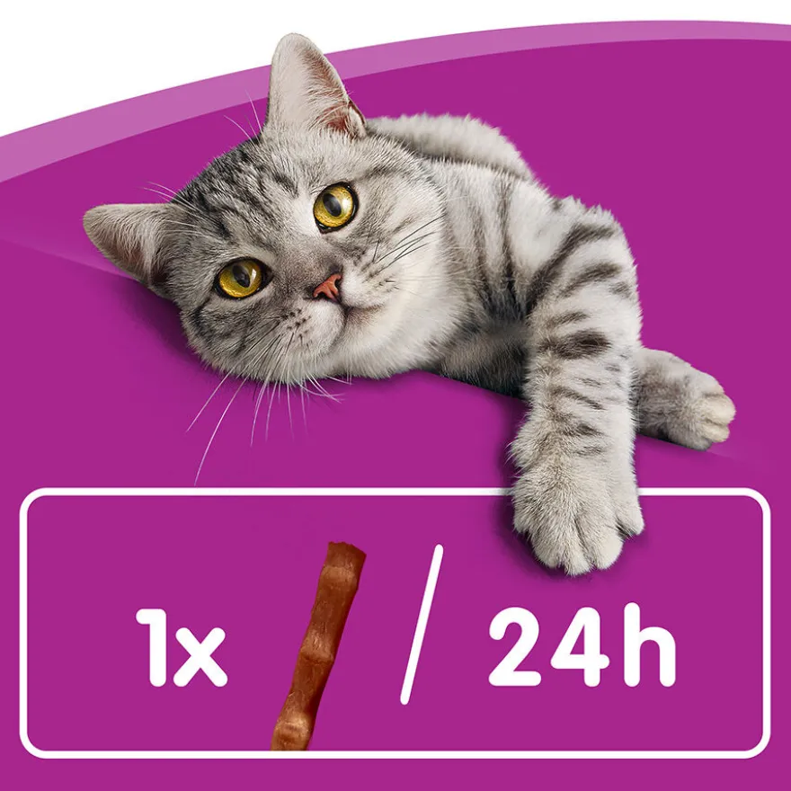Whiskas Sticks Snacks Salmón para Gatos
