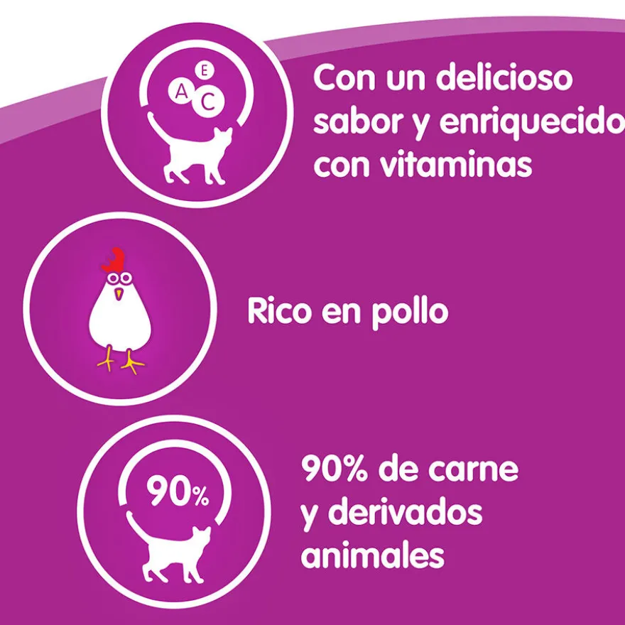 Whiskas Sticks Snacks Salmón para Gatos
