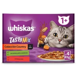 Whiskas Tasty Mix Colección Country Salsa en Bolsita para gatos