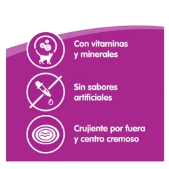 Whiskas Temptations Snacks Pollo y Queso para Gatos