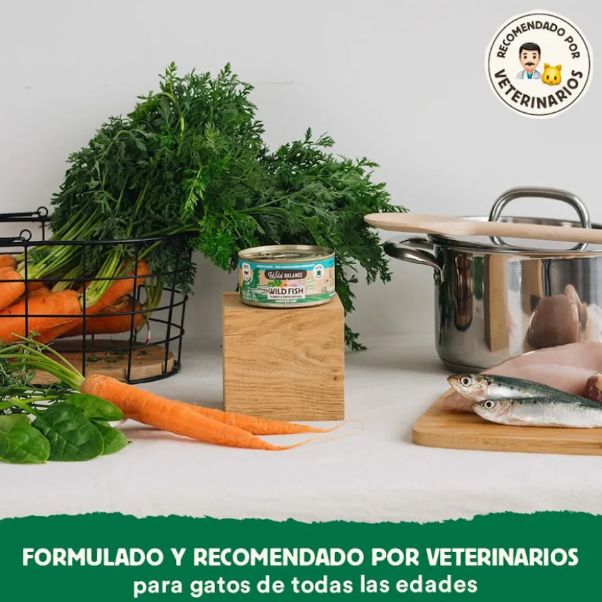 Wild Balance BARF Pescado y Pavo lata para gatos