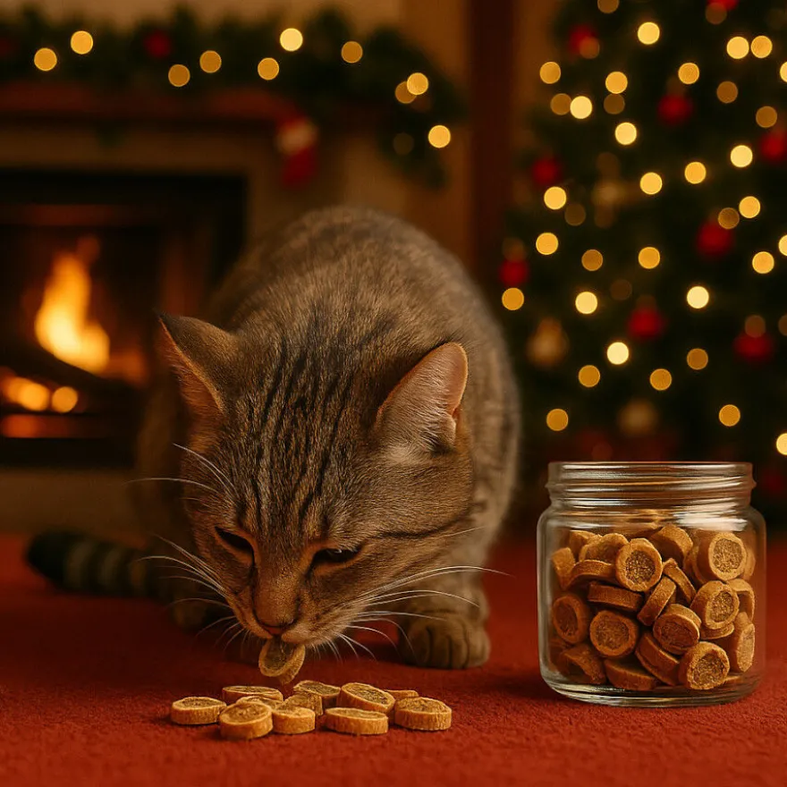Wonder Christmas Caja de Bocaditos Navideños para gatos