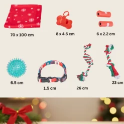 Wonder Christmas Caja de Juguetes Navideños para perros