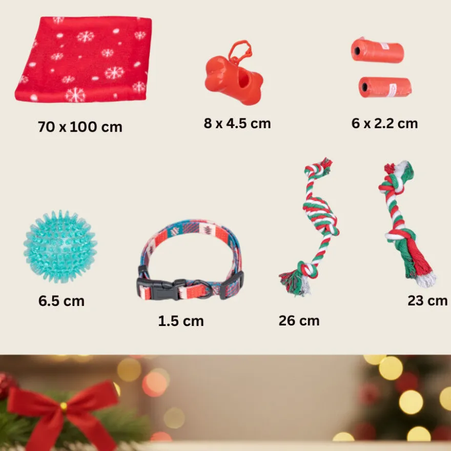Wonder Christmas Caja de Juguetes Navideños para perros