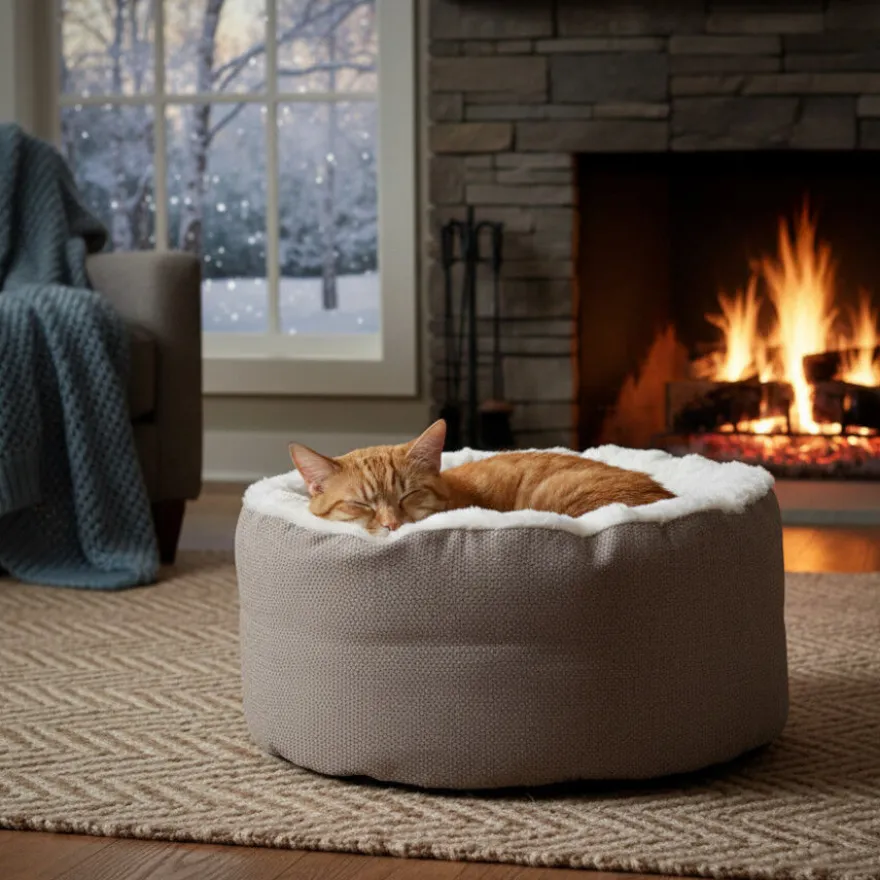 Wonder Christmas Cama Navideña Suave para gatos