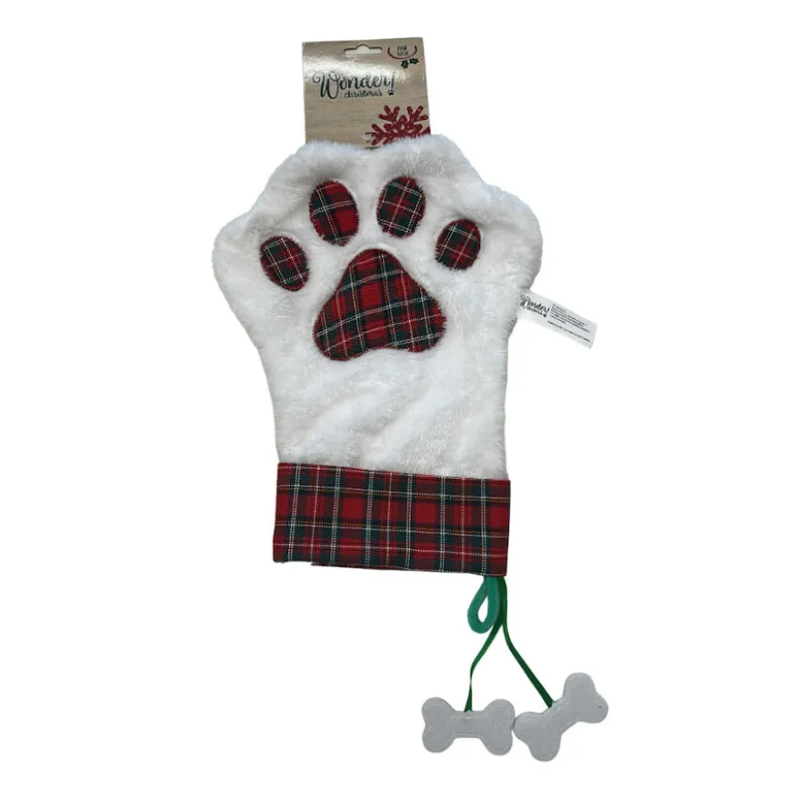 Wonder Christmas Paw Sock peluche navideño para perros