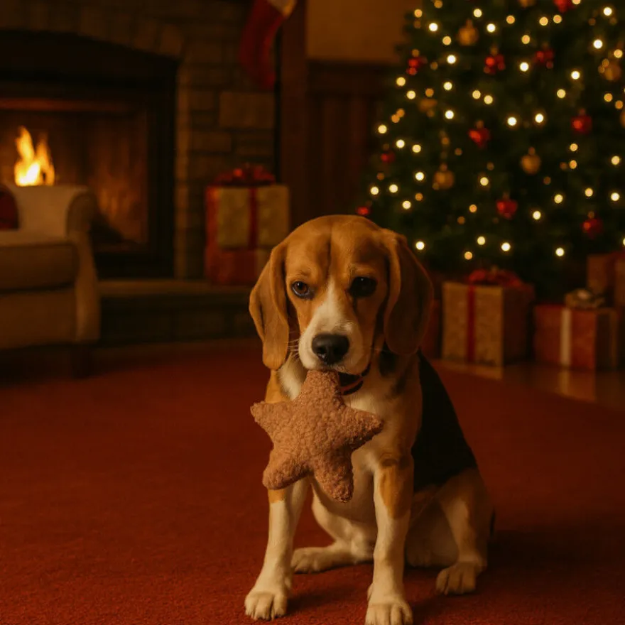 Wonder Christmas Peluche Estrella Navideña para perros