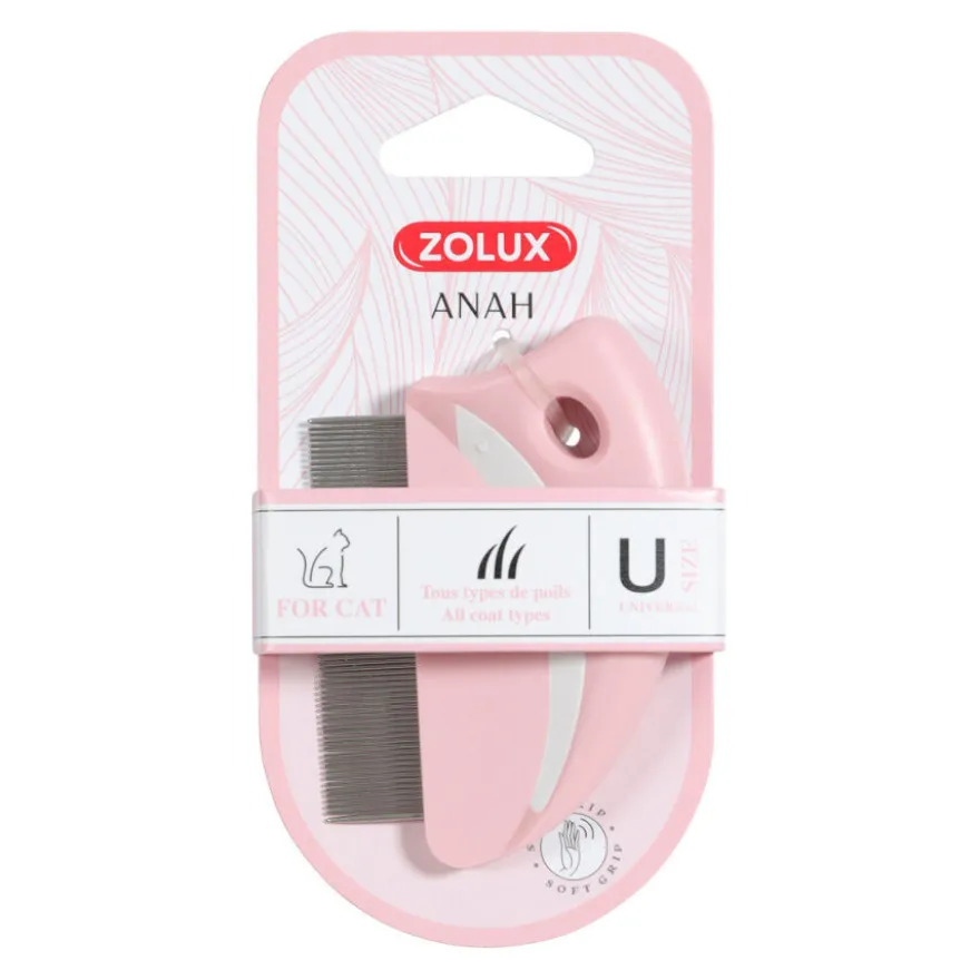 Zolux Anah Round Antipulgas peine para gatos