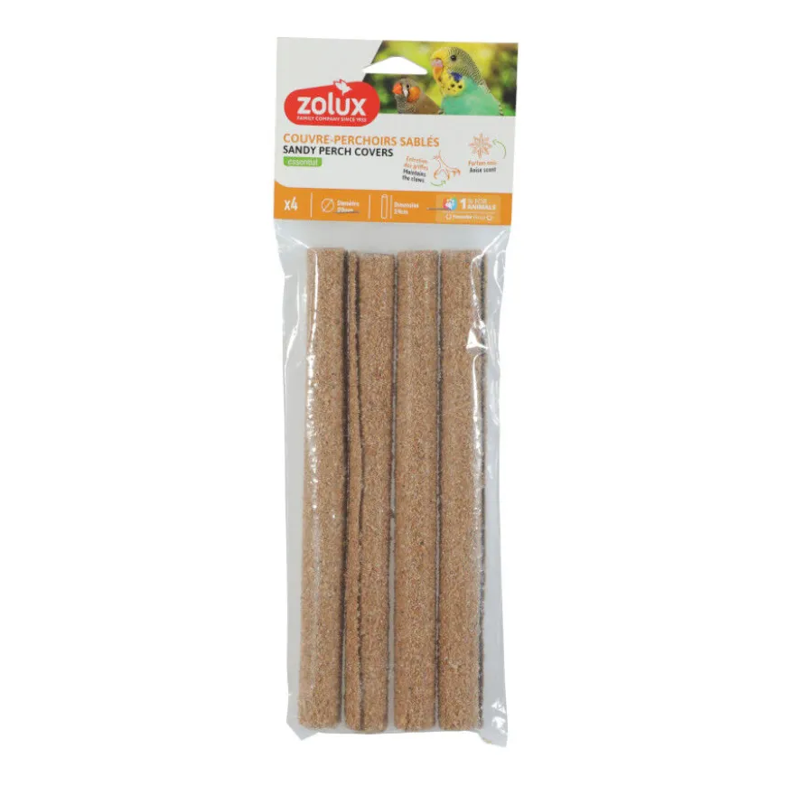 Zolux cubre perchas de arena para pájaros